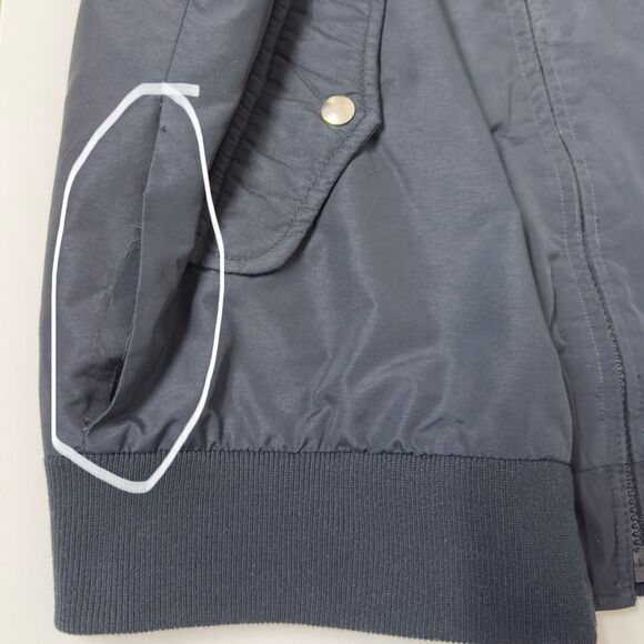 Vtg Mercedes Benz Official Tag Full Zip Harrington Jacket Embroidered Logo Men L - Picture 9 of 12